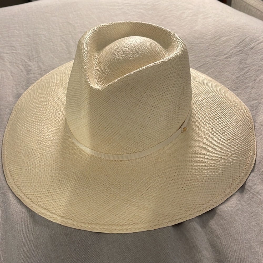 Cuyana Wide Brim Ecuador Hat, Natural 58